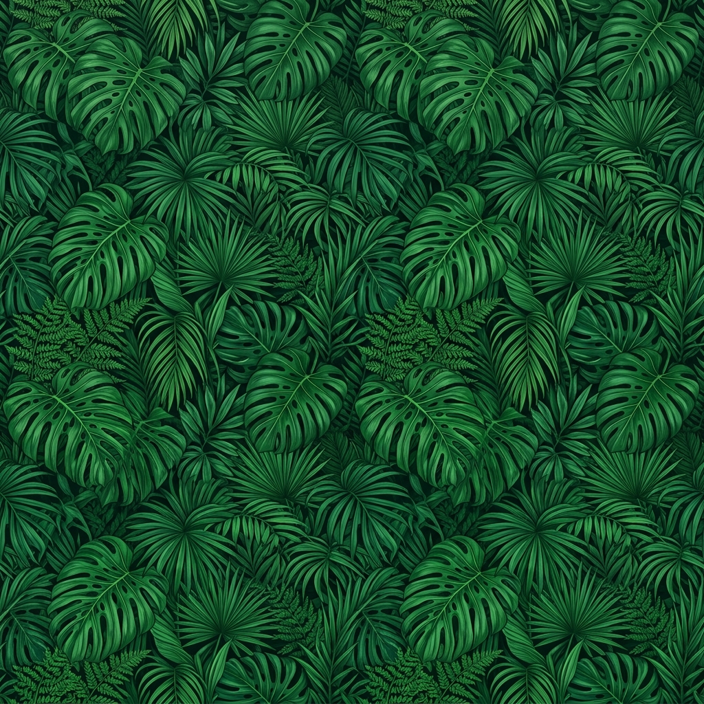 Tropical leaves texture